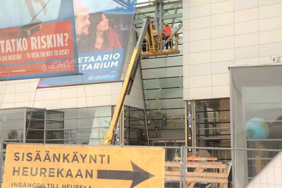 Heureka työ käynnissä