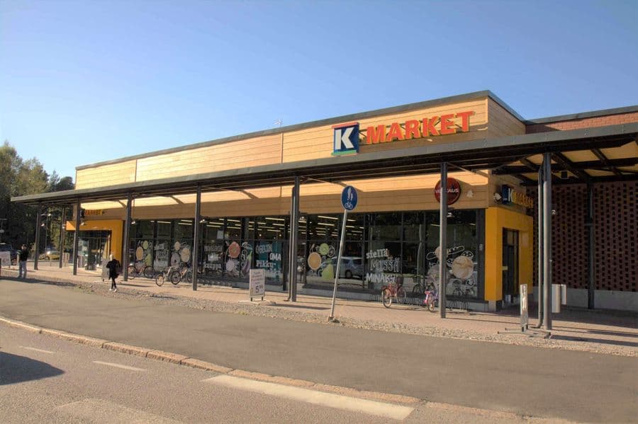 K-Market Oulunkylä alumiini-ikkunat